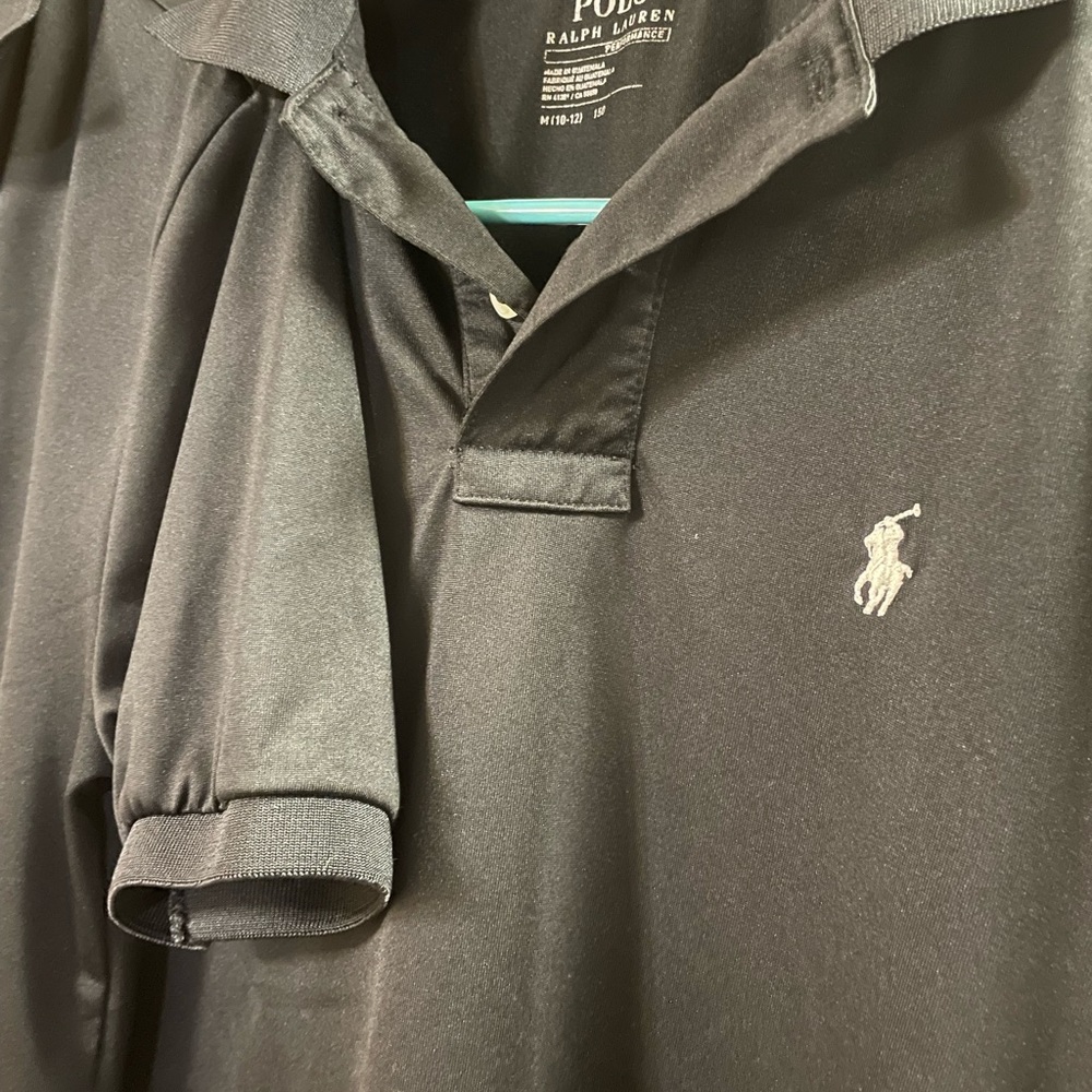 🤩🐎 Ralph Lauren Boys Performance Polo shirts (2) size-M (10/12)uniforms shirts - Picture 3 of 4